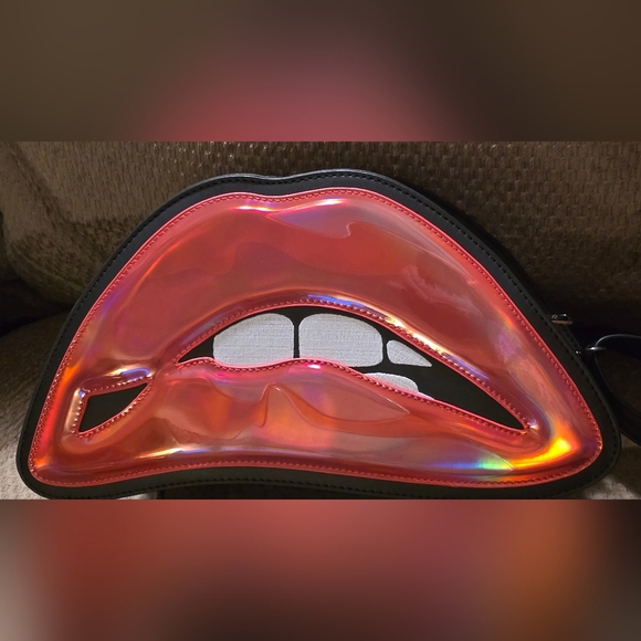 Loungefly Handbags - **NEW** Loungefly Rocky Horror Picture Show Lips Crossbody Bag